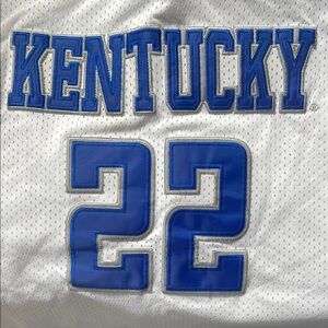 Colosseum Blue and White Basketball Jersey